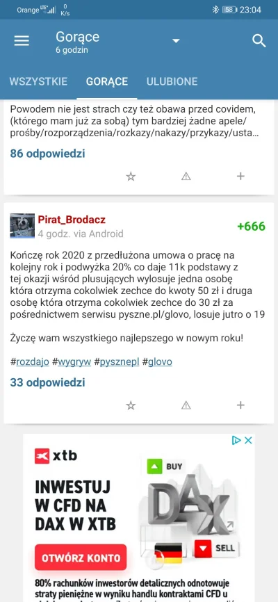 Barneyeos - @Pirat_Brodacz gratki. Chciałem dać plusa, ale zbyt pięknie to wygląda (ʘ...