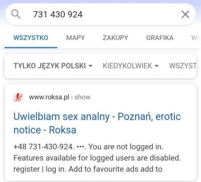 paranoid18 - Google nie zapomina, wykopki też nie ( ͡º ͜ʖ͡º) jedynie pod tym numerem ...