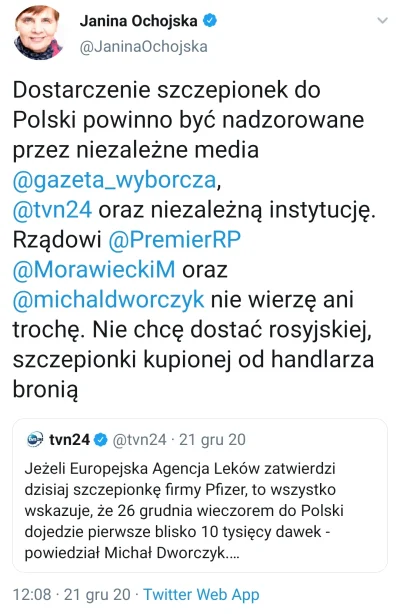 eMWu12 - No i TVN zajął się dystrybucją szczepionek.