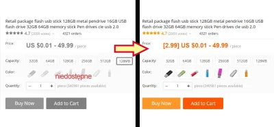 KulaM_pl - Skrypt aktualizujący najniższą cenę na aliexpress, jeśli najtańszy wariant...