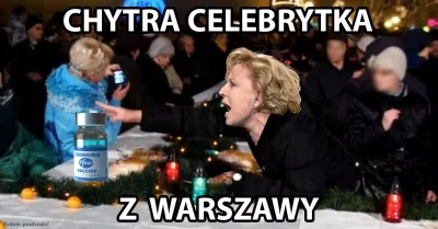 zafrasowany - Chytra baba tym razem z Warszawy. #janda #bekazcelebrytow #szczepienia ...