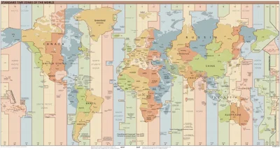 bartek555 - Strefy czasowe nie przebiegaja rowno z poludnikami geograficznymi ze wzgl...