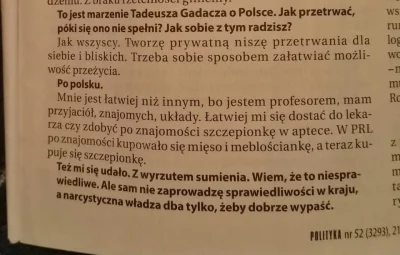 SIerraPapa - Następni szczepieni poza kolejnością: prof. Gadacz i Jacek Żakowski
#be...