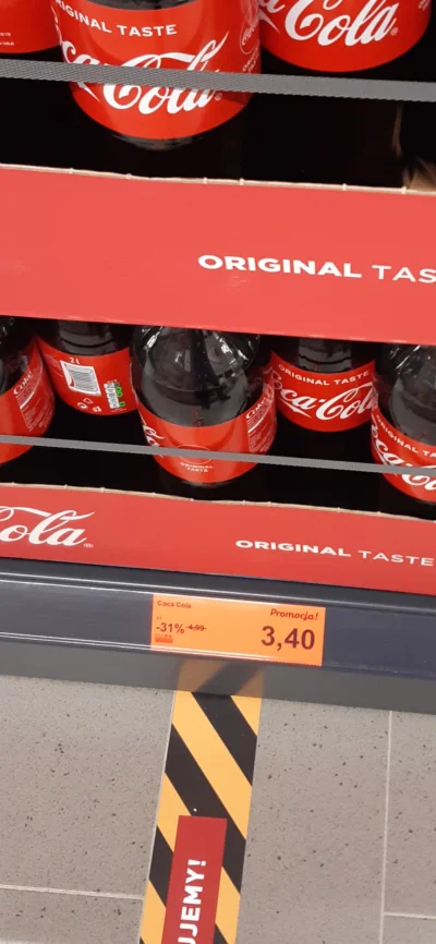 pankrosnizm - Nie wiem jak u was, ale ja znalazłem Coca-Colę 2l po 3,40.
Kupiłem na ...