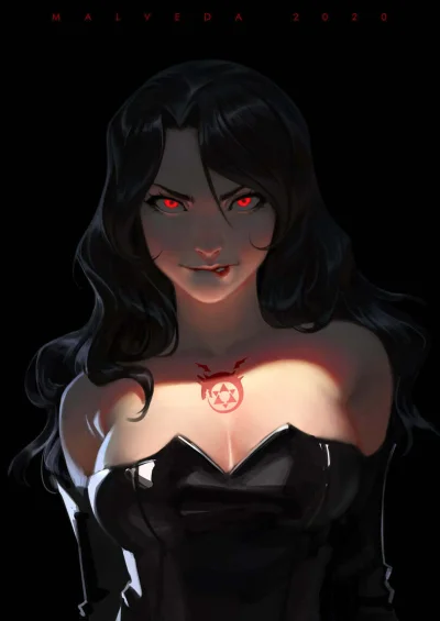 Banri - #randomanimeshit #anime #FullmetalAlchemist #lust #malveda #redeyesalert