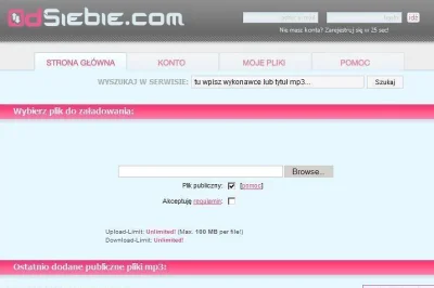 Cinoski - Przypominam, że w 2009 roku bezprawnie zamknięto stronę OdSiebie.com, po cz...