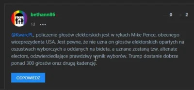 N.....t - #lurker #bekazprawakow #usa #wybory #neuropa

DAWAJ PENCE, TO JUŻ SIĘ KAMER...