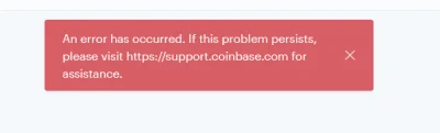 BratProgramisty - #coinbase #kryptowaluty

Taki błąd. Tylko ja czy też macie?
