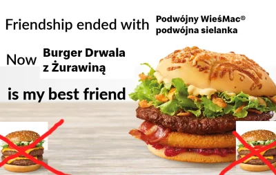 KrzLis - Friendship ended with Podwójny WieśMac.
Now Burger Drwala z Żurawiną is my ...