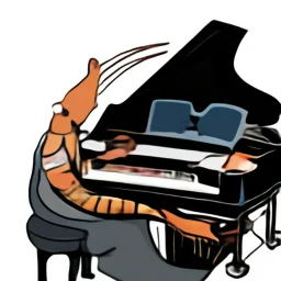 bialy100k - Krewetka w garniturze grająca na fortepianie. Nie, no spoko.