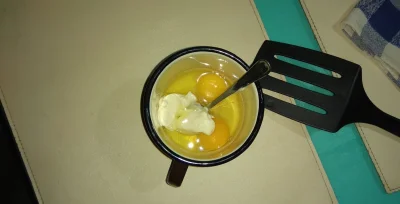 emulegator - Jajecznica z majonezem, moja ulubiena 乁(♥ ʖ̯♥)ㄏ
#foodporn #gotujzwykope...