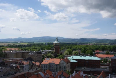 airsebo - Widok z wieży ratuszowej na stara wieże ciśnień.

#swidnica