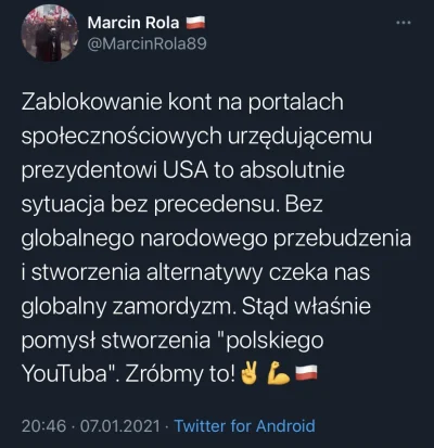 kezioezio - „Bezprecedensowe” xD Bo wiadomo, że twitter istnieje od XVIII wieku i to ...