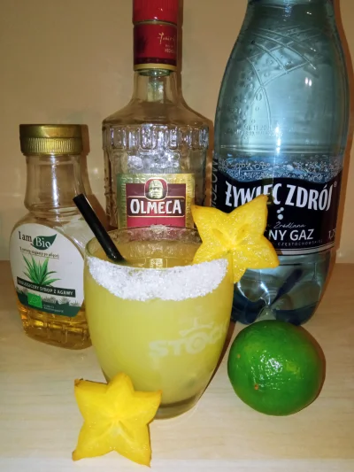 Promilson - #drinki #drinkdnia #pijzwykopem

Starfruit Paloma

40ml tequili repos...