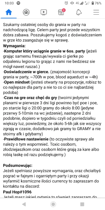 G.....r - Kurde, że ja nigdy nie wpadłem na pomysł szukania party do tryhardowania na...