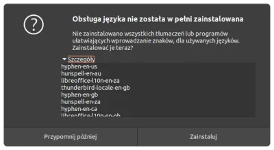 q.....n - @pawelkoszalin2: Uruchom program "Języki" i zainstaluj wszystkie rekomendow...