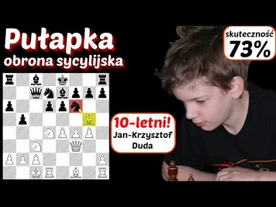 szachmistrz - Pułapka w obronie sycylijskiej wariant Najdorfa. Zobacz jak grał Jan-Kr...