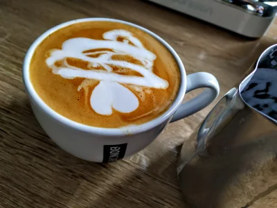 D.....r - Miało być moje pierwsze #latteart w życiu (uczę się) i miało być serduszko ...