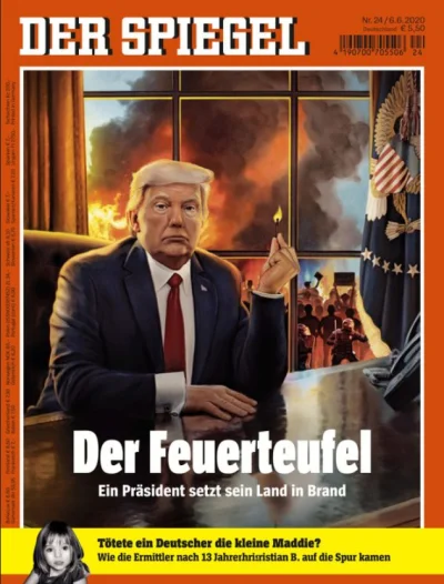 contrast - Czerwcowa okładka niemieckiej gazety Der Spiegel jest szeroko komentowana ...