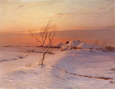 Hoverion - Nikolaj Dubowskoj 1859-1918 
Zimowy wieczór, 1895, olej na płótnie, 68x89...