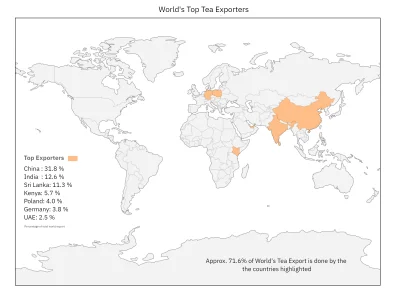 arturo1983 - Najwięksi eksporterzy herbaty na świecie.

#mapporn #mapy #ciekawostki...
