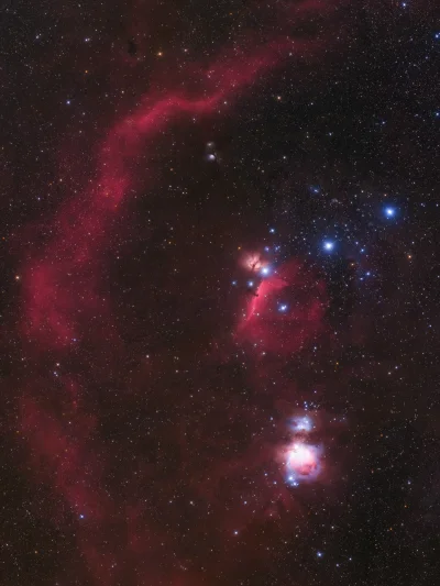 namrab - Fragment gwiazdozbioru Oriona - jeden z najczęściej fotografowanych fragment...
