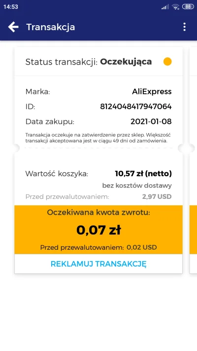 paniswiata - @Goodie_pl napiszcie mi proszę, jak y to wyliczacie? Cashback z aliexpre...