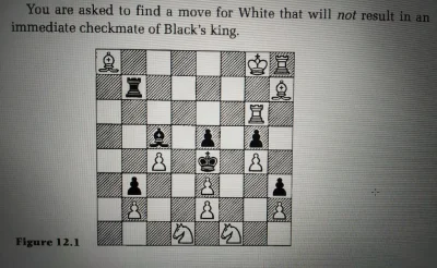 Lewo - Znajdź ruch w którym białe nie matują w jednym ruchu 
#szachy ##!$%@?