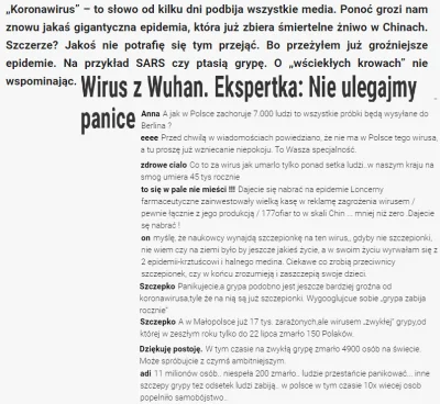 xiv7 - Ciekawe zajęcie na nudny lockdown - czytanie artykułów i komentarzy sprzed rów...