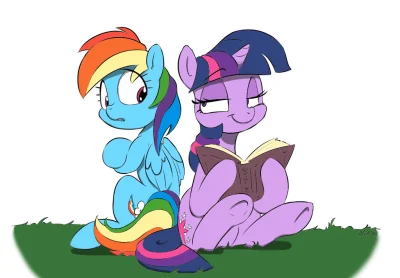 FlaszGordon - artysta: #DerpyMadness
Twi czyta fanfic z Dashie i DaringDu ( ͡° ͜ʖ ͡°...