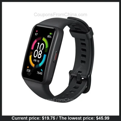 n_____S - Huawei Honor Band 6 Fitness Tracker dostępny jest za $19.75 (najniższa: $45...