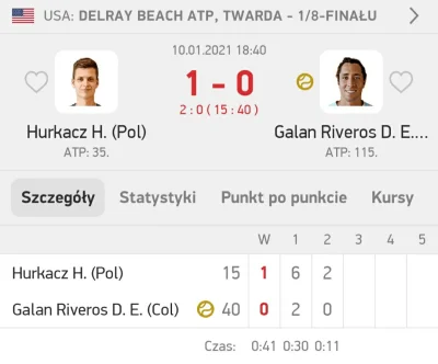 SebaD86 - #tenis #hurkacz #huberthurkacz
Hubi pięknie idzie ( ͡º ͜ʖ͡º)