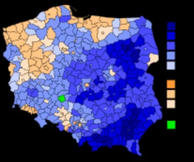 robert5502 - @paziu: Wybory parlamentarne 2015 rok. Na niebiesko to PiS. A teraz płac...