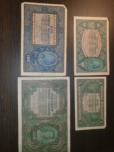obserwator12345 - Szanowni Państwo, ile mogą być warte te banknoty?
#numizmatyka