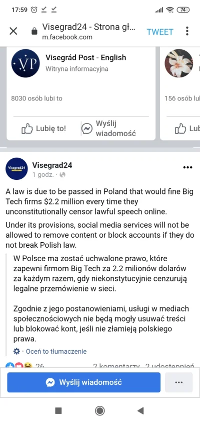 F.....A - Jest już reakcja na zablokowanie dziś grupy Wyszehradzkiej. Czy konsekwencj...