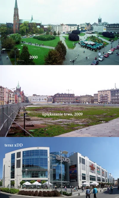 zgreddo - Może nie rynek, ale blisko - w #bytom jest, a raczej był Plac Kościuszki na...