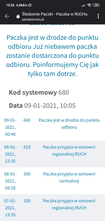 elozapiekanka - @KFD_pl: witam można prosić na PW w srpaw9e zamówienia bo nie dochodz...