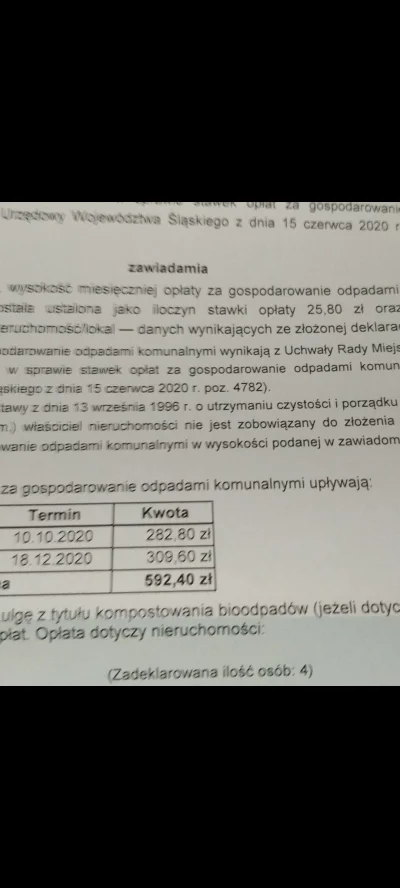 kravat - @vlahbej gmina #pszczyna , a w tym roku będzie już jakieś 1200 zł, podwyżka ...