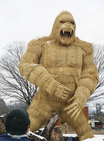 makrel_gieldowy - To jest miś na miarę możliwości Japonii.

A 7-meter-tall giant "Ki...