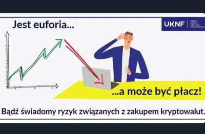 bitcoinpl_org - "Jest euforia, a może być płacz!" KNF znowu ostrzega przed kryptowalu...