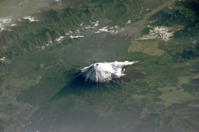 Polasz - Góra Fuji widziana ze stacji kosmicznej 
#earthporn