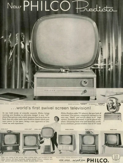 czlowiekzlisciemnaglowie - Telewizja Philco Predicta-1959
Predicta była postrzegana ...