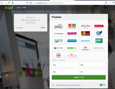 nimnul - A tak to wygląda po kliknięciu. Fałszywe panele płatności, wybieramy bank wp...