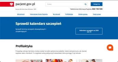wujeN1N - Spoko, że w 2021 na stronie pacjent.gov.pl widnieje kalendarz szczepień na....