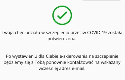 DupaJasia_ - Ja już się zapisałam na czipa (｡◕‿‿◕｡) A wy jak tam?
#koronawirus #covid...