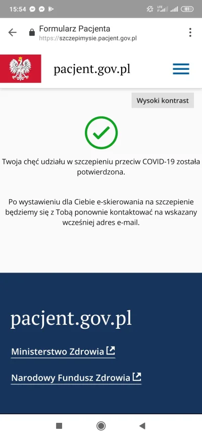 GlupiPajonk - Pozdrawiam i zachęcam do zapisania
https://szczepimysie.pacjent.gov.pl
...
