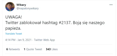 R187 - @Keris: Po prostu nie banują żadnych hasztagów... poza TYM jednym ( ͡° ͜ʖ ͡°)
...