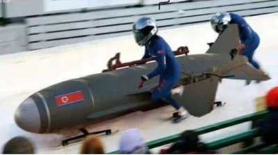 RandomowyJanusz - Reprezentacja Korei Północnej w bobslejach
#sportyzimowe #bobsleje...
