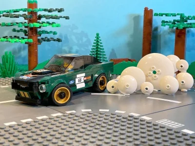 WuDwaKa - Scena rodzajowa: Drift mustangiem ʕ•ᴥ•ʔ

#lego #mustang #drift | źródło/a...