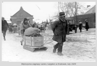 p4ws - Jeżeli to zdjęcie pochodzi faktycznie z Polski z lutego 1929 roku, gdy były mr...